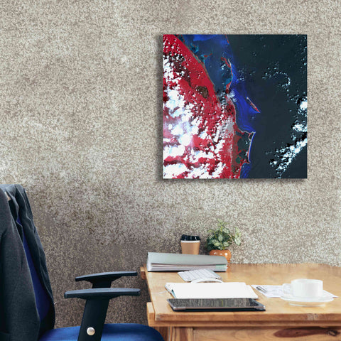 Image of 'Earth as Art: Cancun ' Canvas Wall Art,26 x 26