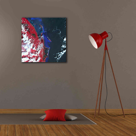 Image of 'Earth as Art: Cancun ' Canvas Wall Art,26 x 26