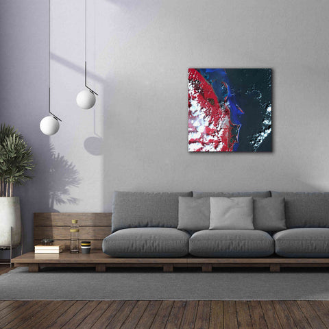 Image of 'Earth as Art: Cancun ' Canvas Wall Art,37 x 37