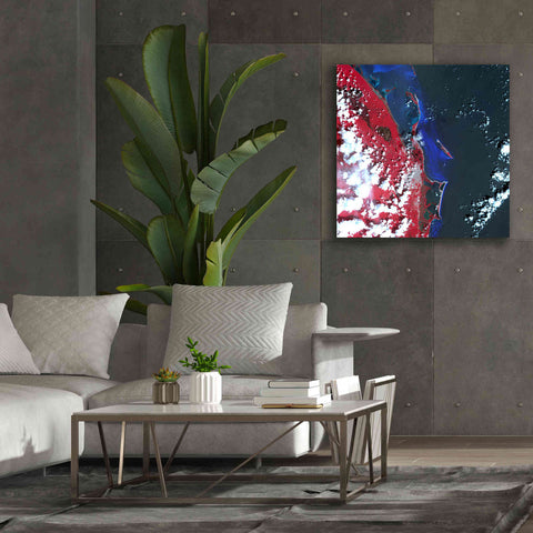 Image of 'Earth as Art: Cancun ' Canvas Wall Art,37 x 37