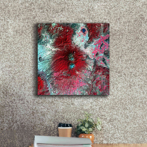 Image of 'Earth as Art: Colima Volcano' Canvas Wall Art,18 x 18