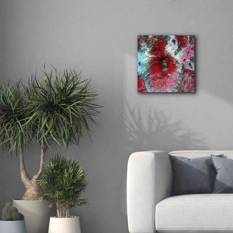 Image of 'Earth as Art: Colima Volcano' Canvas Wall Art,18 x 18