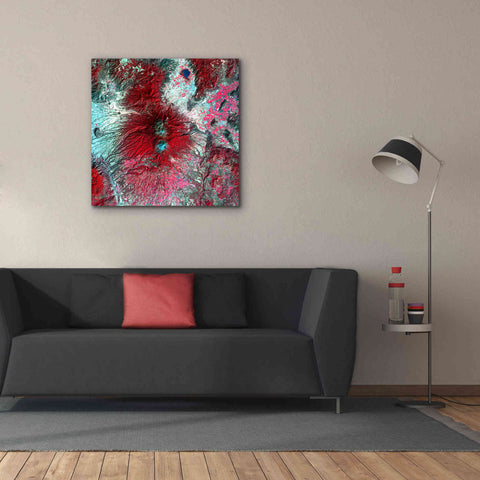 Image of 'Earth as Art: Colima Volcano' Canvas Wall Art,37 x 37