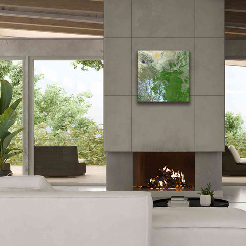 Image of 'Earth as Art: Eastern Asia' Canvas Wall Art,26 x 26