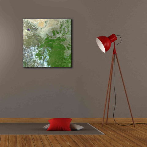 Image of 'Earth as Art: Eastern Asia' Canvas Wall Art,26 x 26