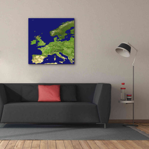 Image of 'Earth as Art: Europe ' Canvas Wall Art,37 x 37