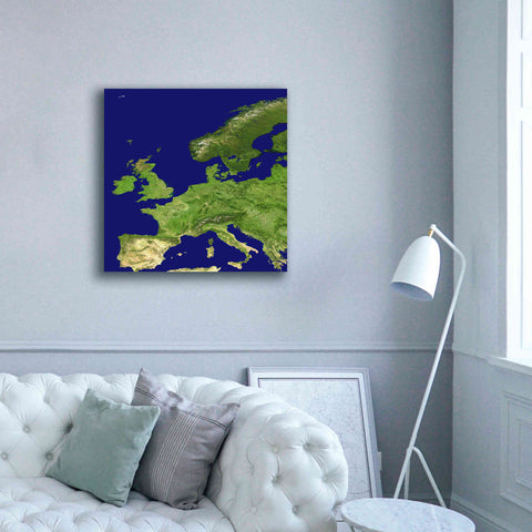 Image of 'Earth as Art: Europe ' Canvas Wall Art,37 x 37