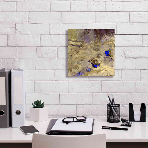 Image of 'Earth as Art: Great Salt Desert' Canvas Wall Art,12 x 12