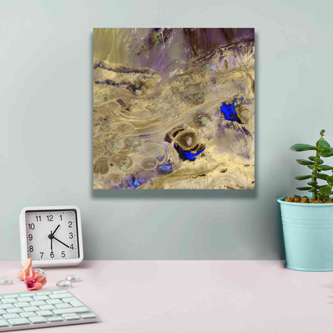 Image of 'Earth as Art: Great Salt Desert' Canvas Wall Art,12 x 12