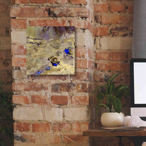 Image of 'Earth as Art: Great Salt Desert' Canvas Wall Art,12 x 12