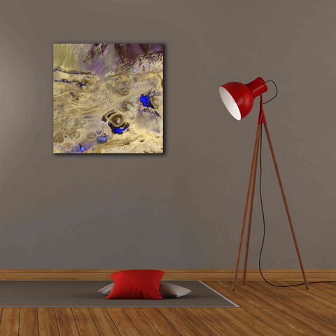 Image of 'Earth as Art: Great Salt Desert' Canvas Wall Art,26 x 26