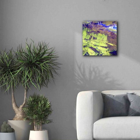 Image of 'Earth as Art: Lake Amadeus' Canvas Wall Art,18 x 18