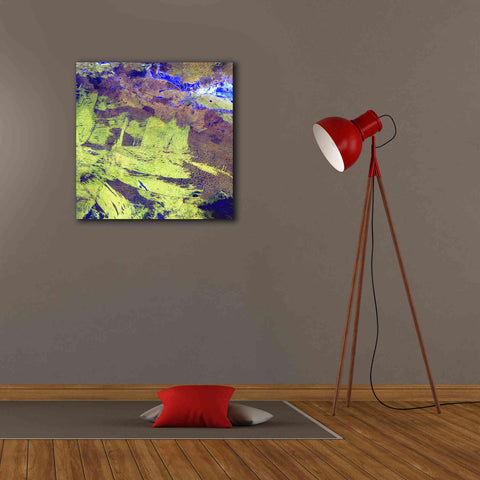 Image of 'Earth as Art: Lake Amadeus' Canvas Wall Art,26 x 26