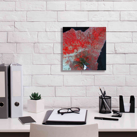 Image of 'Earth as Art: Mt. Etna' Canvas Wall Art,12 x 12