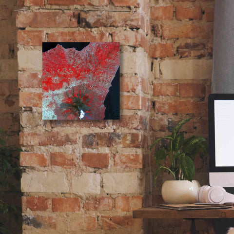 Image of 'Earth as Art: Mt. Etna' Canvas Wall Art,12 x 12