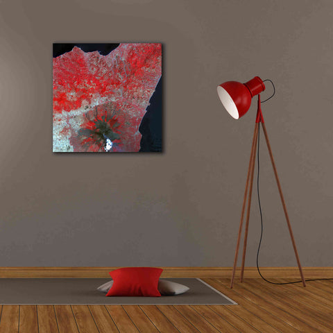 Image of 'Earth as Art: Mt. Etna' Canvas Wall Art,26 x 26