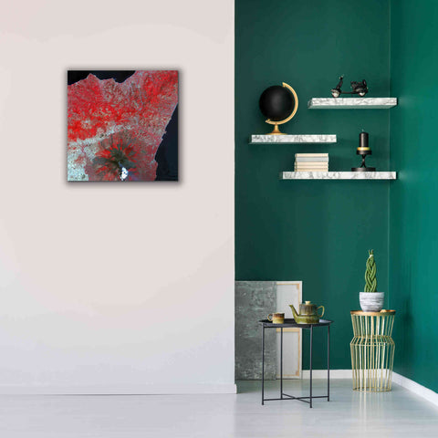 Image of 'Earth as Art: Mt. Etna' Canvas Wall Art,26 x 26