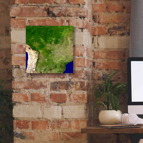 Image of 'Earth as Art: South America' Canvas Wall Art,12 x 12