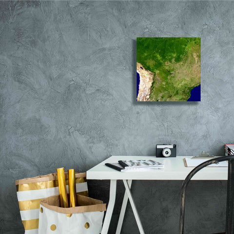 Image of 'Earth as Art: South America' Canvas Wall Art,12 x 12