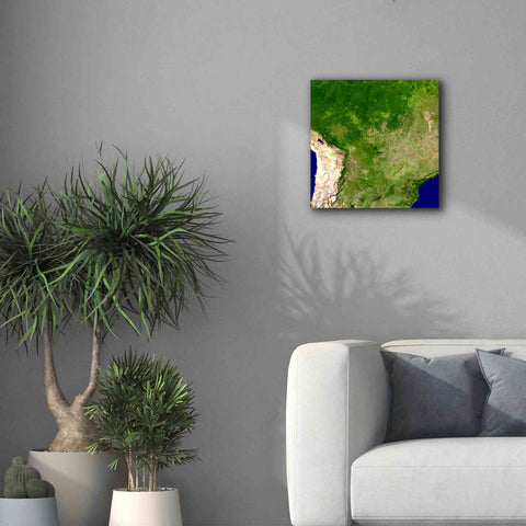 Image of 'Earth as Art: South America' Canvas Wall Art,18 x 18