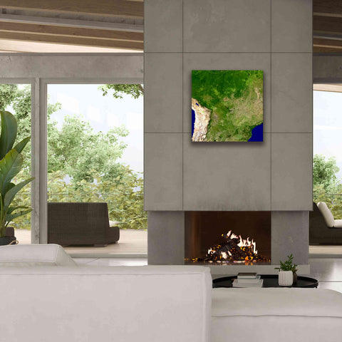 Image of 'Earth as Art: South America' Canvas Wall Art,26 x 26