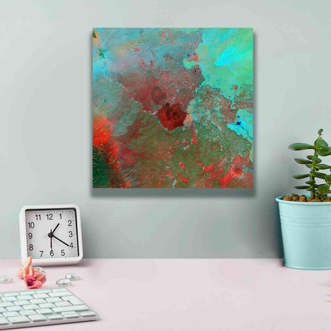 Image of 'Earth as Art: The Syrian Desert' Canvas Wall Art,12 x 12