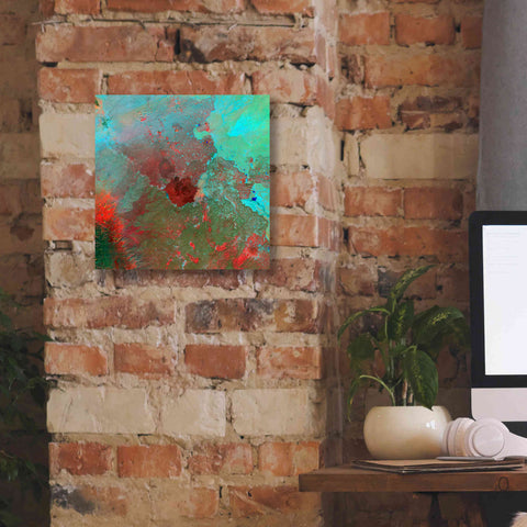 Image of 'Earth as Art: The Syrian Desert' Canvas Wall Art,12 x 12