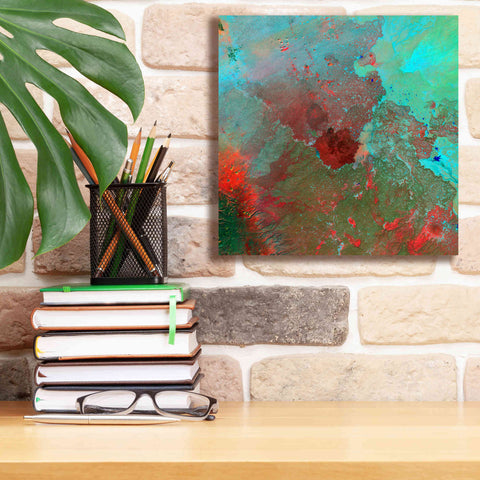 Image of 'Earth as Art: The Syrian Desert' Canvas Wall Art,12 x 12