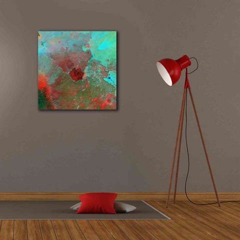 Image of 'Earth as Art: The Syrian Desert' Canvas Wall Art,26 x 26