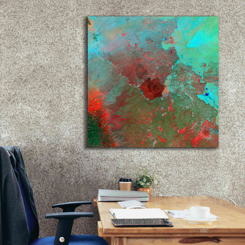 Image of 'Earth as Art: The Syrian Desert' Canvas Wall Art,37 x 37