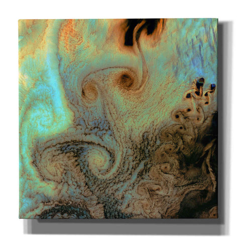 Image of 'Earth as Art: Von Karman Vortices' Canvas Wall Art