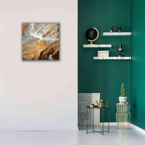 Image of 'Earth as Art: Algerian Sahara,' Canvas Wall Art,26 x 26