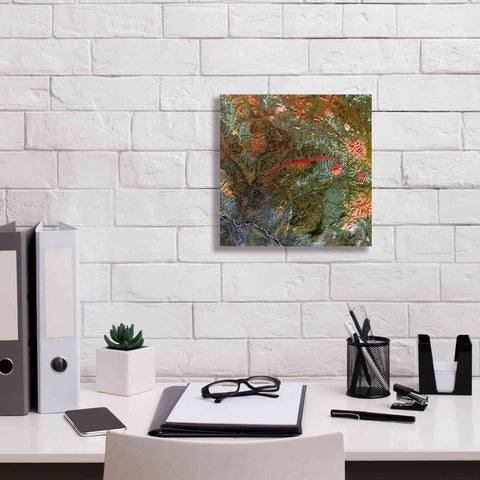 Image of 'Earth as Art: Anyuyskiy Volcano,' Canvas Wall Art,12 x 12