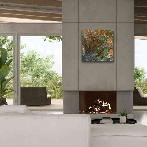 Image of 'Earth as Art: Anyuyskiy Volcano,' Canvas Wall Art,26 x 26