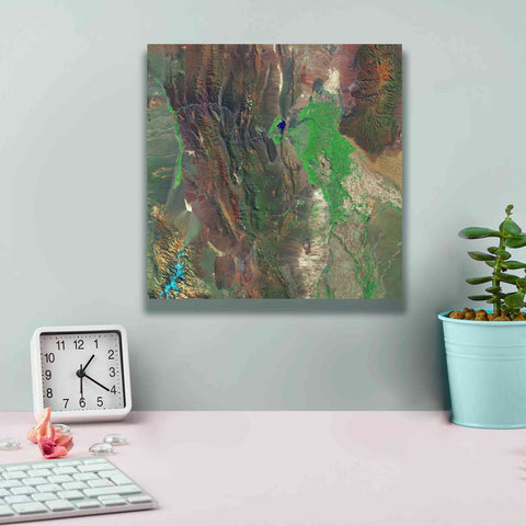 Image of 'Earth as Art: Barreal Blanco,' Canvas Wall Art,12 x 12