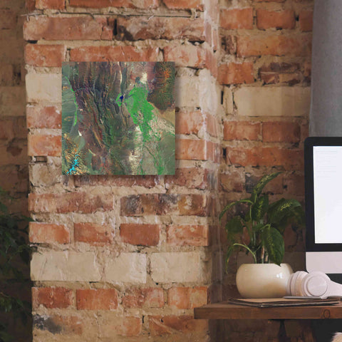 Image of 'Earth as Art: Barreal Blanco,' Canvas Wall Art,12 x 12