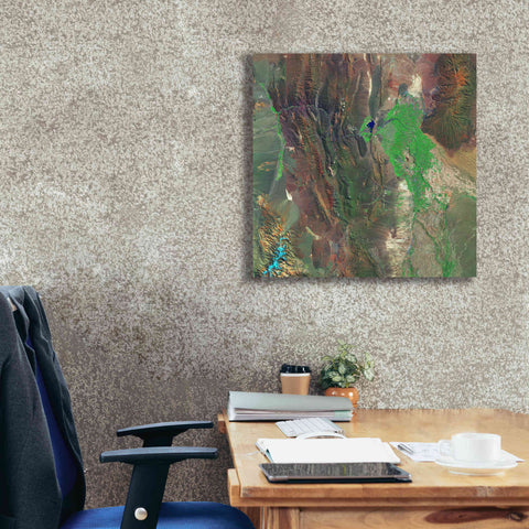 Image of 'Earth as Art: Barreal Blanco,' Canvas Wall Art,26 x 26