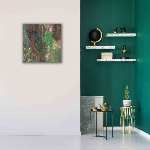 Image of 'Earth as Art: Barreal Blanco,' Canvas Wall Art,26 x 26