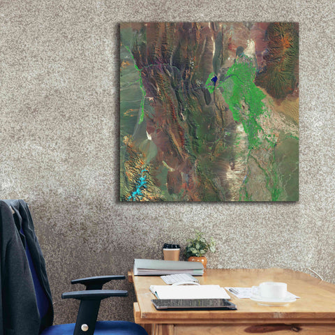 Image of 'Earth as Art: Barreal Blanco,' Canvas Wall Art,37 x 37