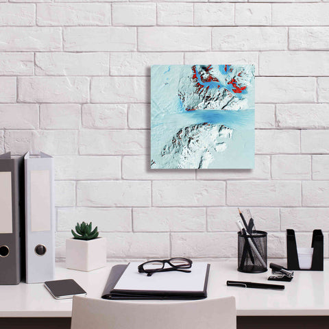 Image of 'Earth as Art: Byrd Glacier,' Canvas Wall Art,12 x 12