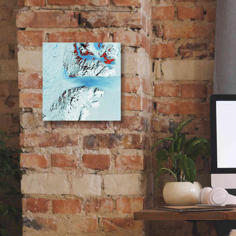 Image of 'Earth as Art: Byrd Glacier,' Canvas Wall Art,12 x 12