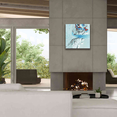 Image of 'Earth as Art: Byrd Glacier,' Canvas Wall Art,26 x 26