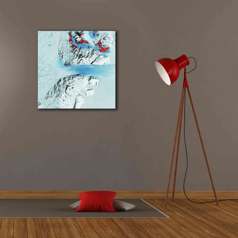 Image of 'Earth as Art: Byrd Glacier,' Canvas Wall Art,26 x 26