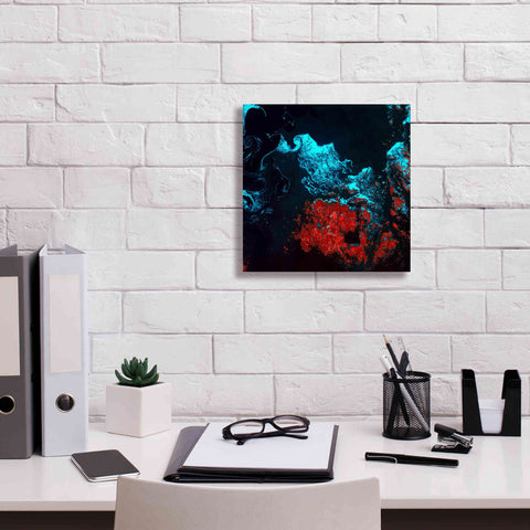 Image of 'Earth as Art: Ghostly Ice,' Canvas Wall Art,12 x 12