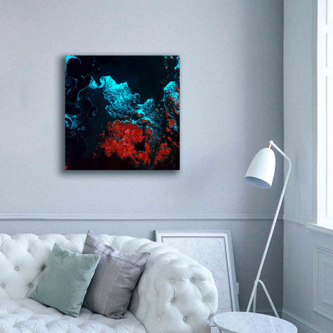 Image of 'Earth as Art: Ghostly Ice,' Canvas Wall Art,37 x 37