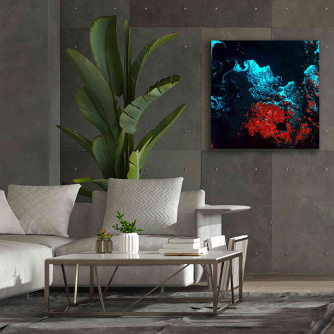 Image of 'Earth as Art: Ghostly Ice,' Canvas Wall Art,37 x 37
