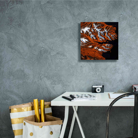 Image of 'Earth as Art: Icelandic Tiger,' Canvas Wall Art,12 x 12