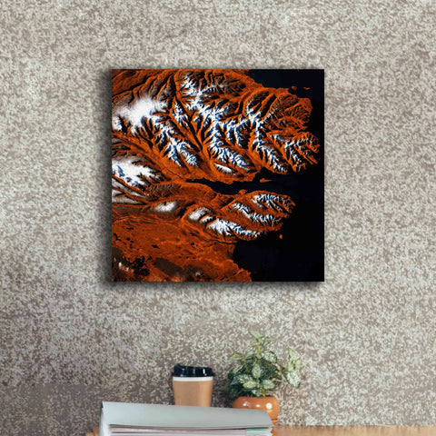 Image of 'Earth as Art: Icelandic Tiger,' Canvas Wall Art,18 x 18