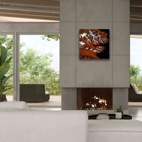 Image of 'Earth as Art: Icelandic Tiger,' Canvas Wall Art,26 x 26