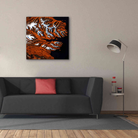 Image of 'Earth as Art: Icelandic Tiger,' Canvas Wall Art,37 x 37
